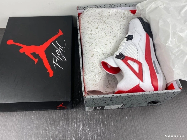 MaikeSneakers DH6927-161 Air Jordan Cement Red 4 0710